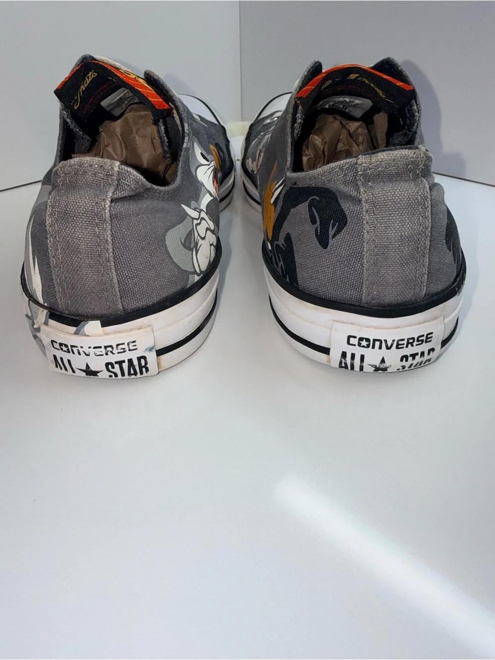 🥕Converse All Star Looney Tunes Bugs Bunny Daffy Duck Low Top Sneaker - Picture 6 of 6